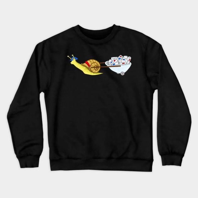 Snail Mail 3 Crewneck Sweatshirt by TursiArt